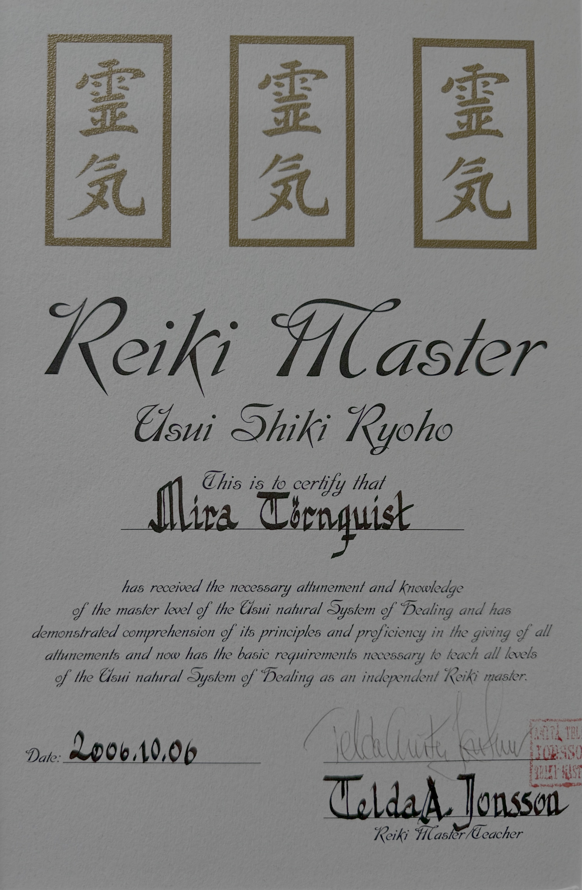 Reiki Master