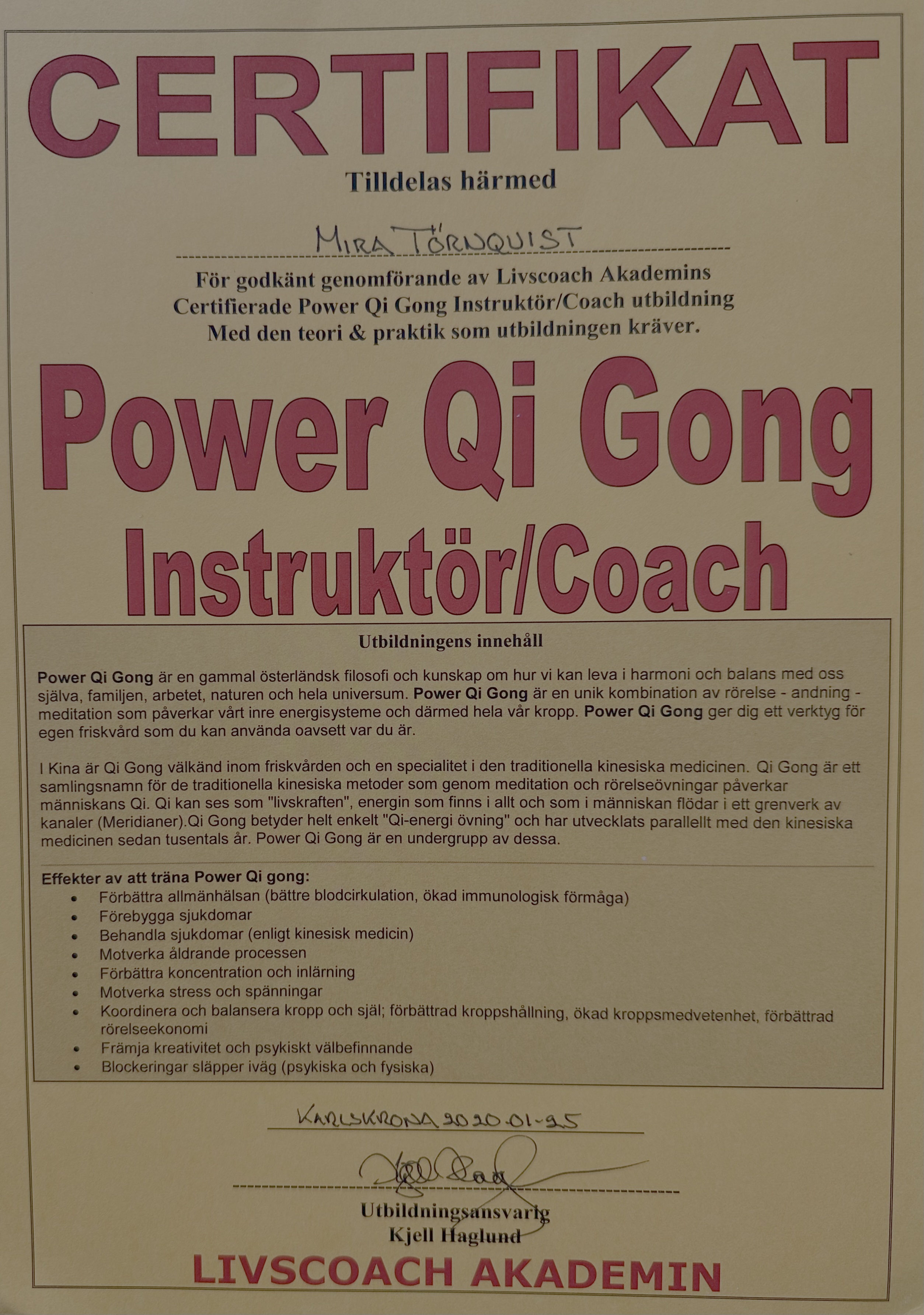Power qigong