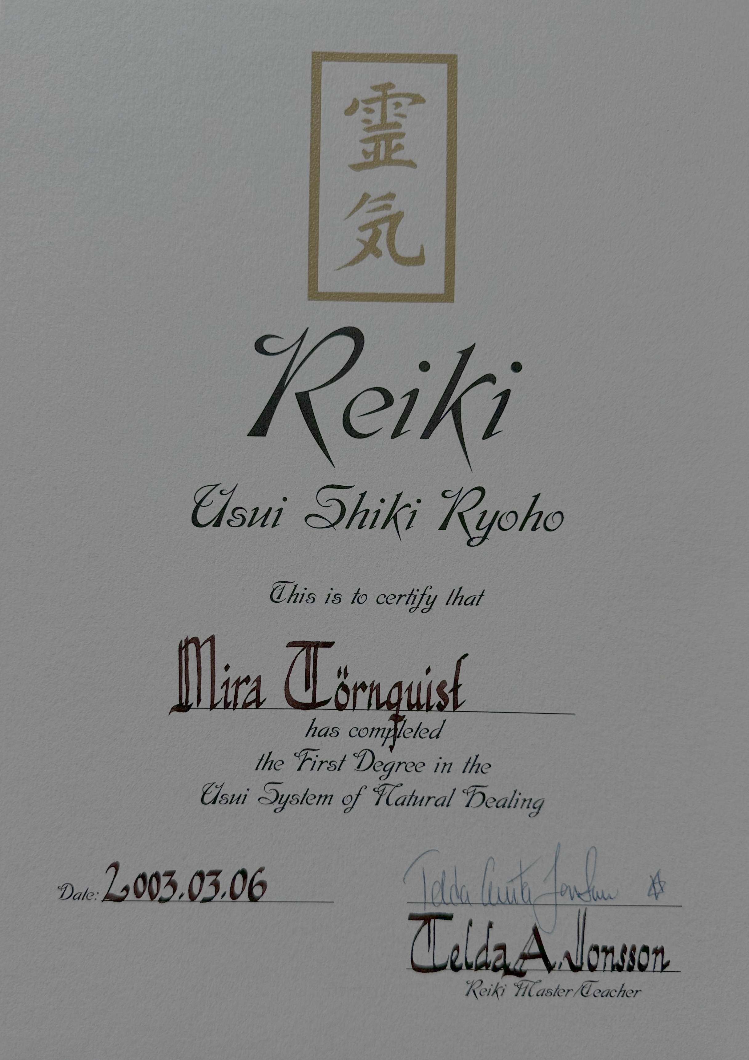 Reiki 1